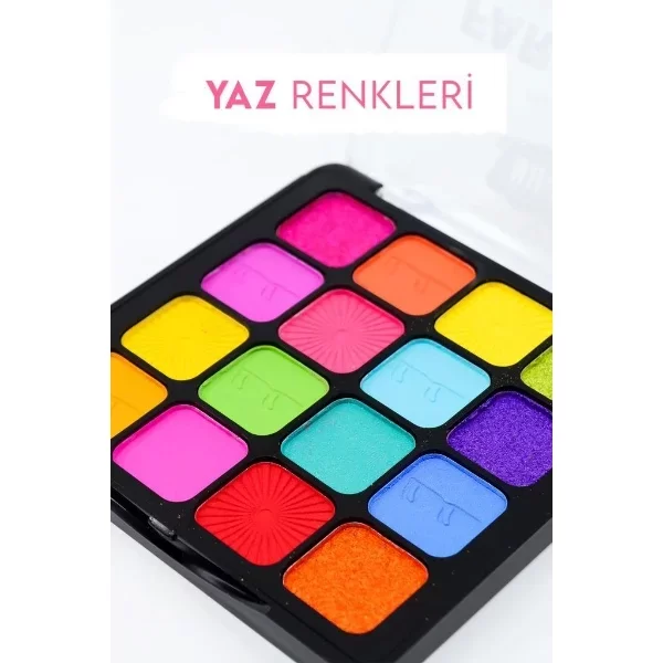 16'lı Yaz Far Paleti - 2'li Set - Görsel 4