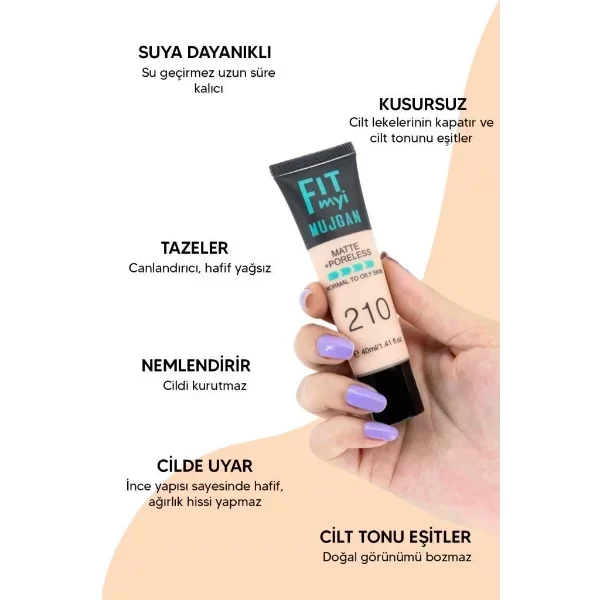 3'lü Fit Myi Tüp Fondöten Seti - Görsel 2