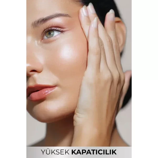 3'lü Mat Bitişli Likit Fondöten Seti - Görsel 3