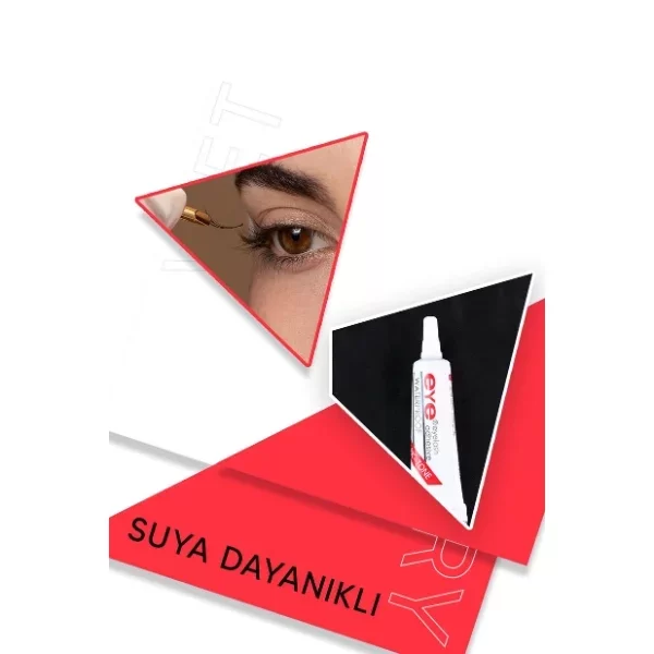 Su Geçirmez Kirpik Yapıştırıcısı Glue Siyah Renk - Görsel 2