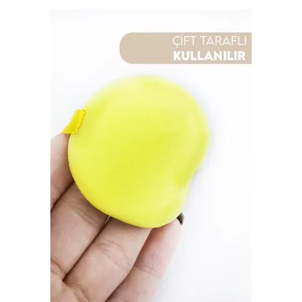 4'lü Tutmalı Pudra Makyaj Süngeri Puf Seti - Görsel 4