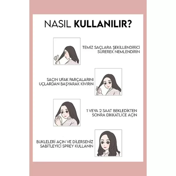 6'lı Bigudi Seti - Görsel 2