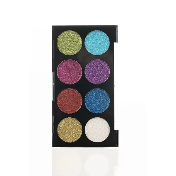 8 Renk Glitter Far Paleti - 2'li Set - Görsel 4