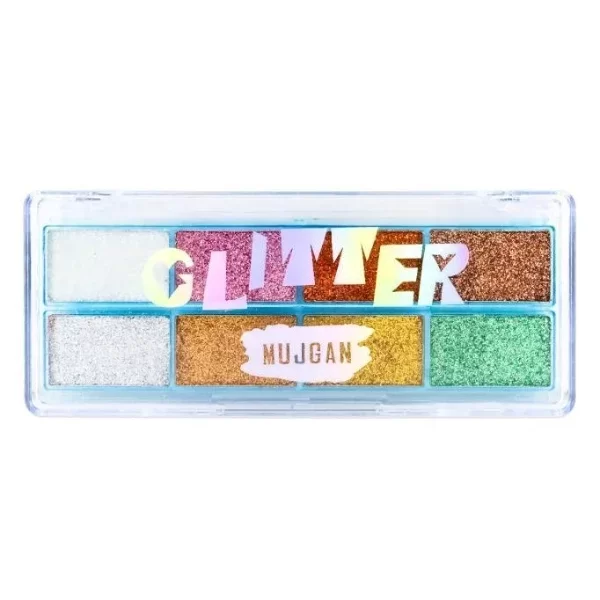 8 Renk Yaz Glitter Far Paleti - 2'li Set - Görsel 2