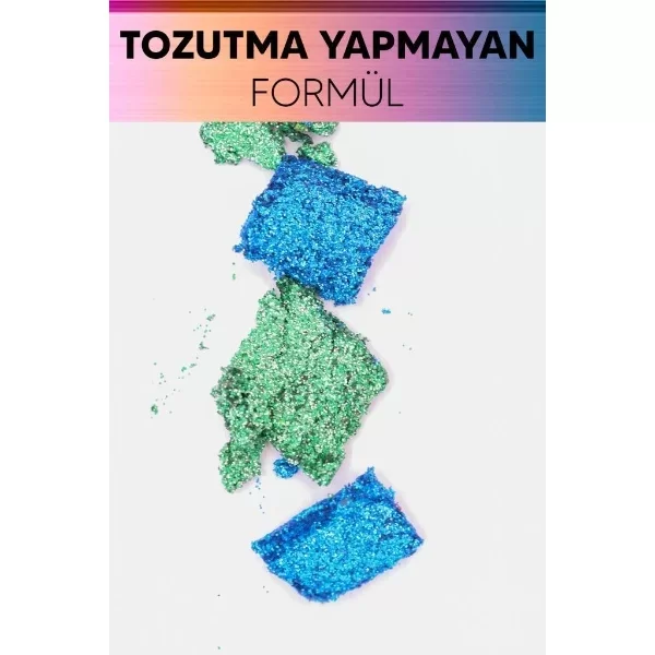 8 Renk Yaz Glitter Far Paleti - 2'li Set - Görsel 4