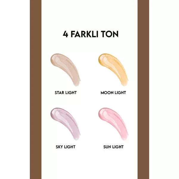 4'lü Likit Highlighter Aydınlatıcı Seti - Görsel 3