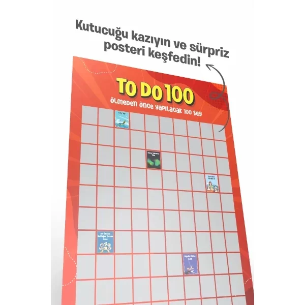 Ölmeden Önce Yapılacak 100 Şey - Kazı Kazan Posteri - Görsel 4