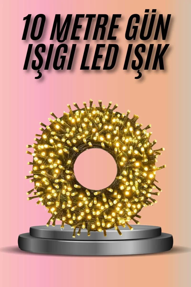 Dekoratif Aydınlatma Ampüllü 10 Metre Gün Işığı Şerit Led
