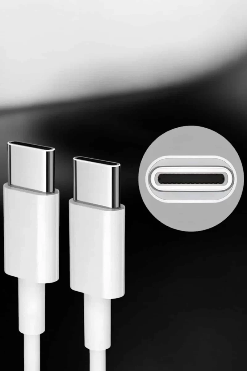 İOS Uyumlu Type-C Girişli Hızlı Şarj 15/15 Pro Max Adaptör ve Kablosu - Görsel 3