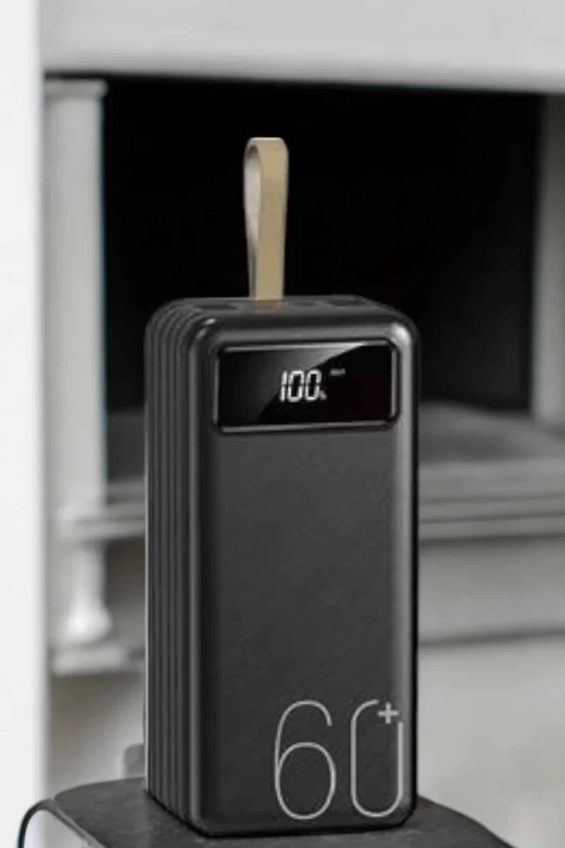 Powerbank 60.000 MAH 4 Portlu Uzun Şarj Süreli Dijital Göstergeli - Görsel 3