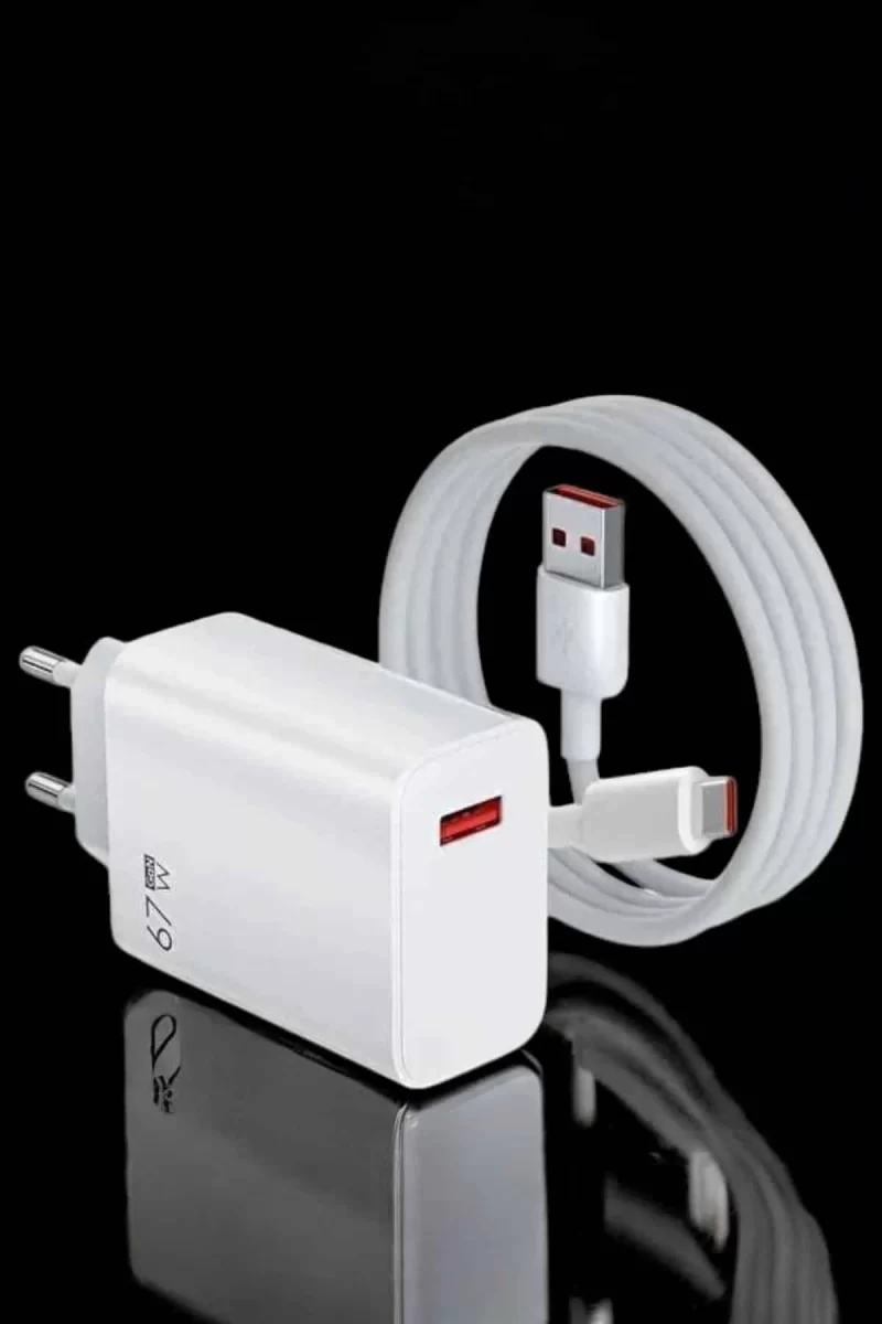 Şarj Aleti Turbo Hızlı 67W Type-C Hızlı Şarj - Görsel 2