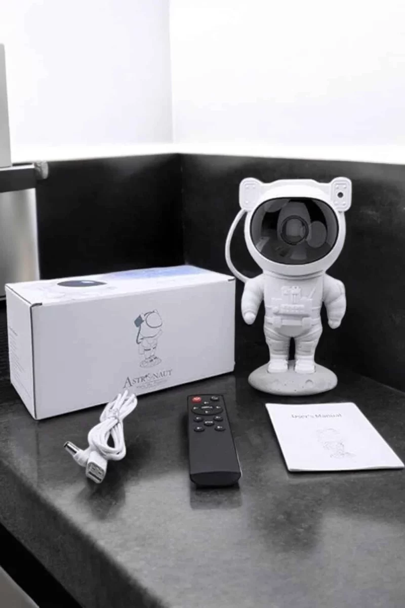 Astronot Görünümlü Projeksiyon Speaker Taşınabilir - Görsel 5