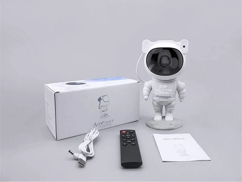 Çocuklara Özel Projeksiyon Astronot Lamba Speaker Sevimli - Görsel 2