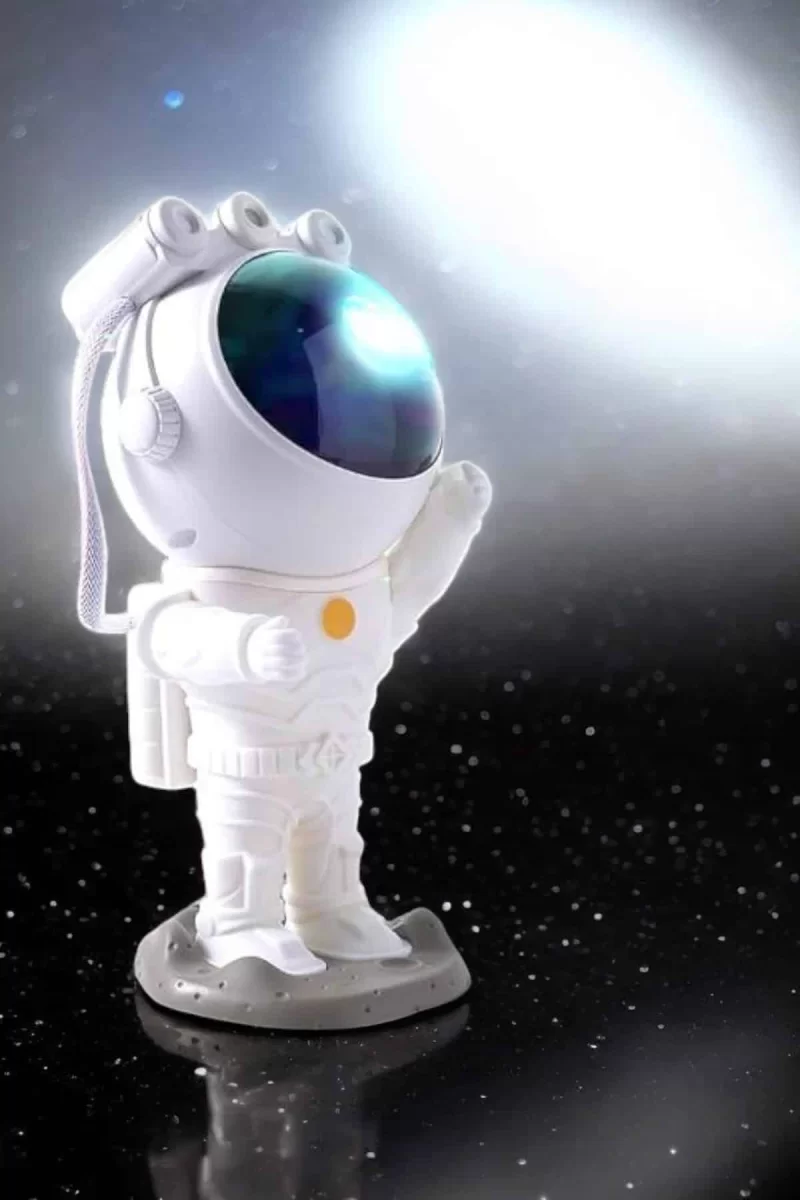 Astronot Bluetooth Hoparlör Gökyüzü Projektör Gece Lambası - Görsel 3