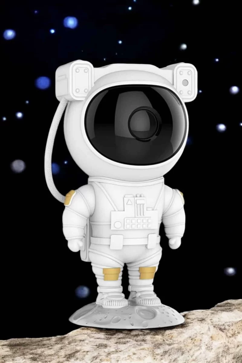 Astronot Bluetooth Hoparlör Gökyüzü Projektör Gece Lambası - Görsel 5