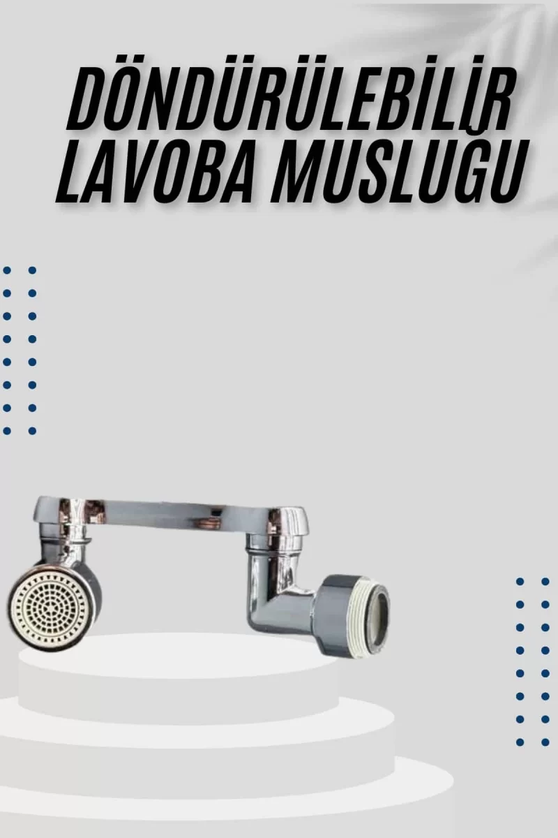 Dönebilen Musluk Başlığı Akrobat Mutfak Banyo Musluk Ucu Başlığı Oynar Başlıklı