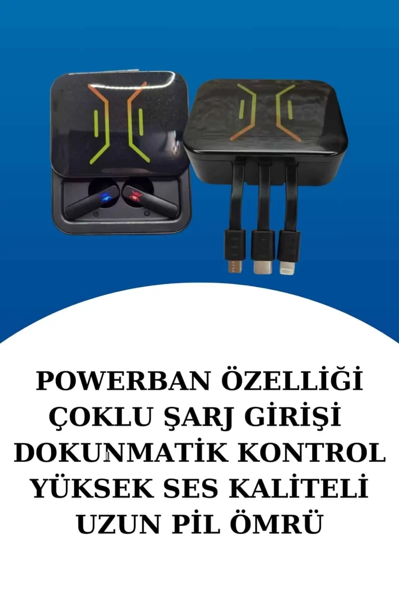 Dijital Göstergeli Bluetooth Kulaklık ve Bildirim Görebilen Akıllı Saat Alarm ve Titreşim - Görsel 2