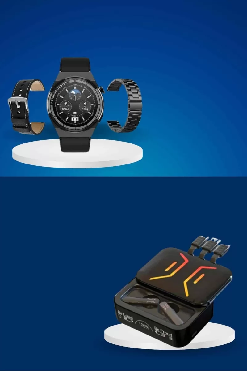 Dijital Göstergeli Bluetooth Kulaklık ve Bildirim Görebilen Akıllı Saat Alarm ve Titreşim - Görsel 4