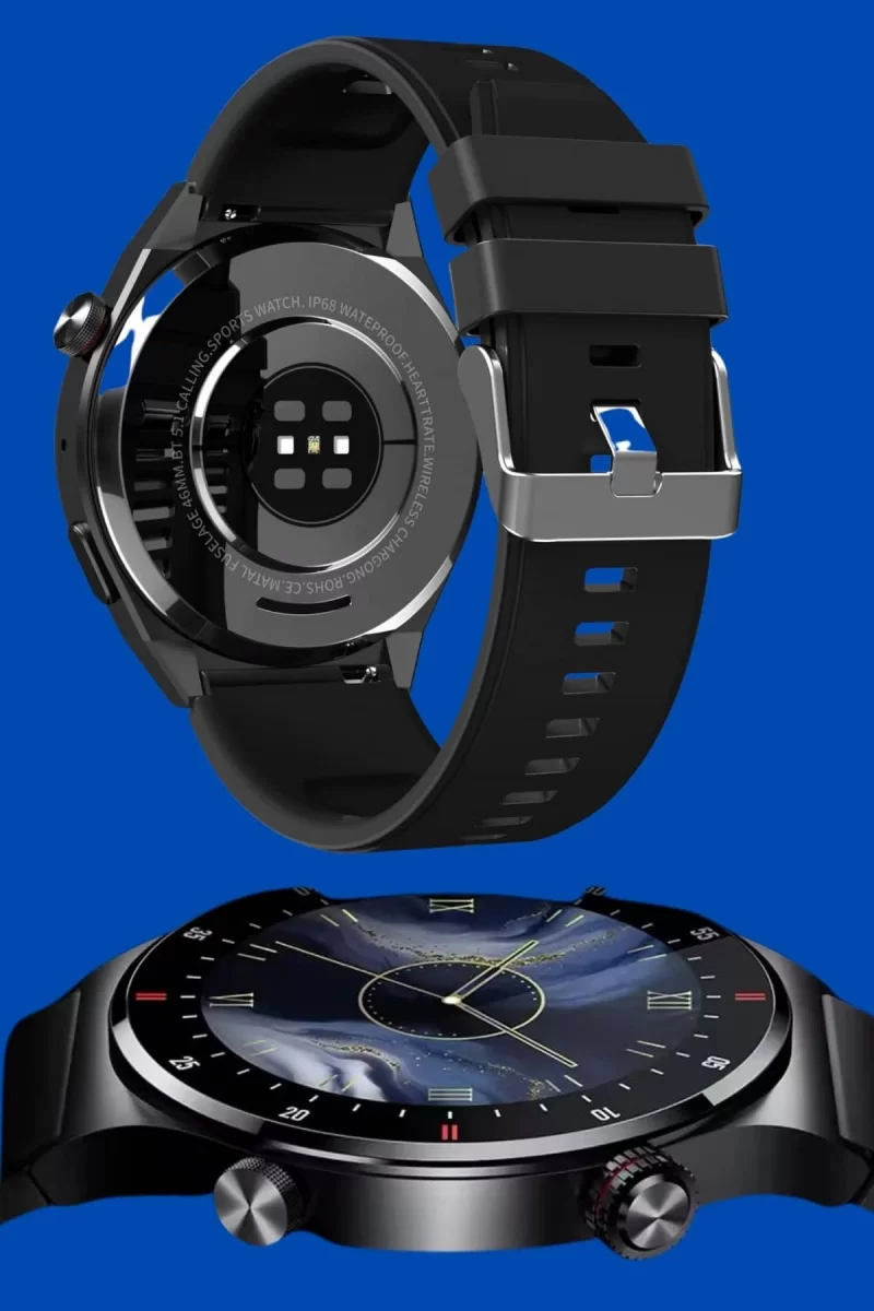 Akıllı Saat Amoled Ekran Bluetooth Bağlantılı Sesli Görüşme Nabız Ölçer - Görsel 4