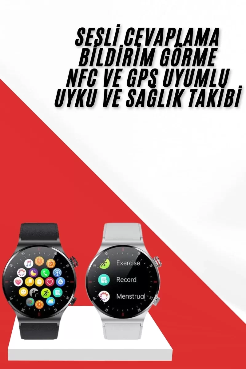 Akıllı Saat Arama Cevaplama Müzik Dinleme GPS Takibi - Görsel 2