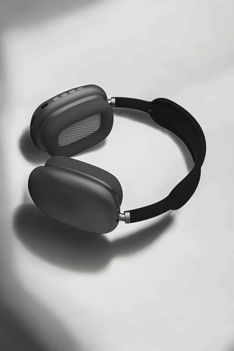 P9 Plus Hi-fi Ses Kalitesi Ayarlanabilir Mikrofonlu Bluetooth Kulaklık Siyah - Görsel 3