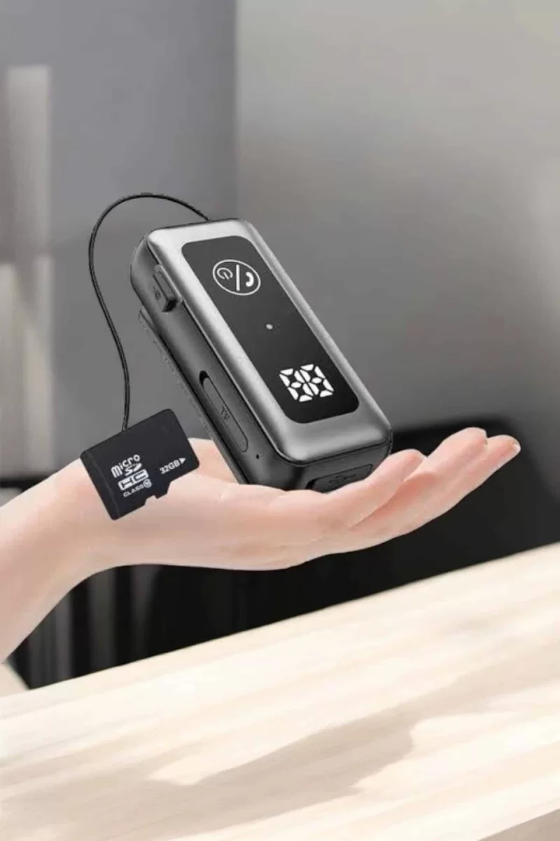 Kablolu Bluetooth Kulaklık Kulak İçi Stereo Mikrofonlu Dijital Göstergeli - Görsel 5