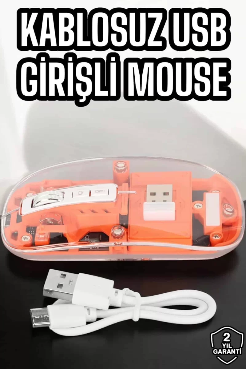 Fare Mouse Çift Modlu Kablosuz Bağlantılı 2.4GHz Destekli
