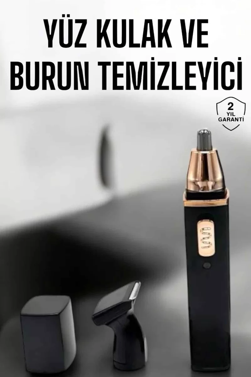 Seyahat Tipi Mini Taşınabilir Siyah Burun Kulak Yanak Kıl ve Tüy Temizleme Makinesi
