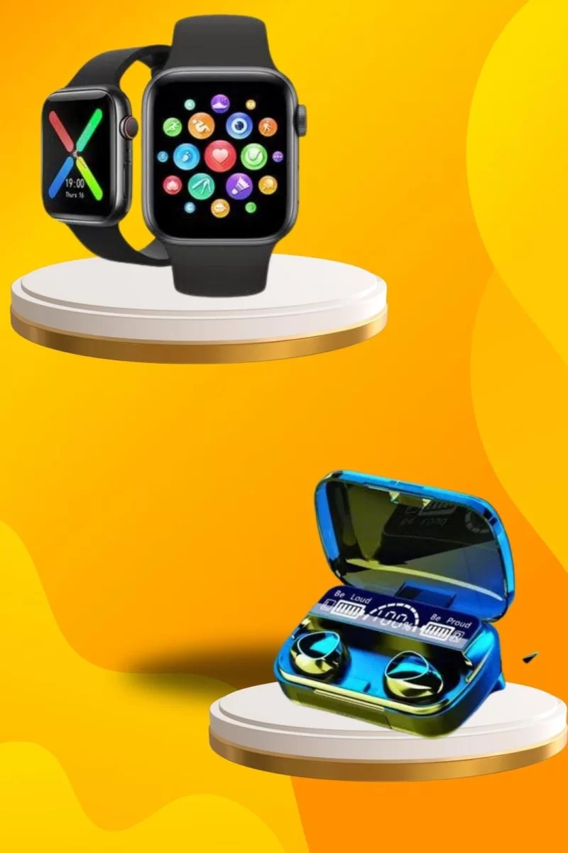 Kaliteli Akıllı Saat ve Kaliteli Bluetooth Kulaklık ANC Özelliği Uzun Pil Ömrü - Görsel 3