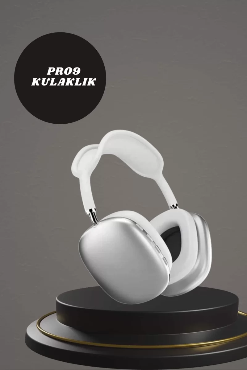 Kulak Üstü P9 Kablosuz Bluetooth Kulaklık ve 7 Kordonlu Akıllı Saat - Görsel 4