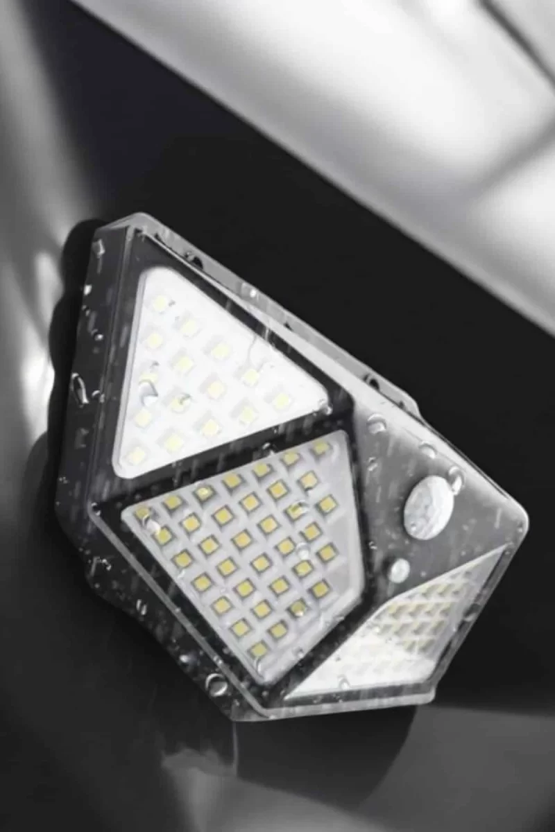 Güneş Enerjili Bahçe Aydınlatma Lambası Solar 100 Led Lamba - Görsel 2