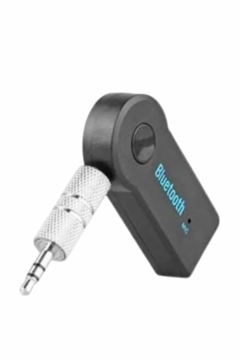 Tüm Cihazlara Uyumlu Bluetooth Aux Araç Kiti Siyah - Görsel 2
