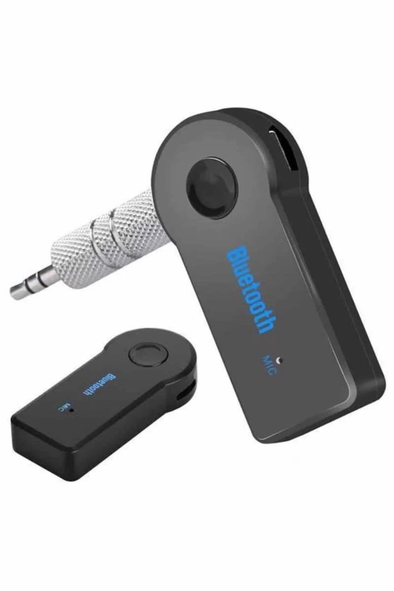 Tüm Cihazlara Uyumlu Bluetooth Aux Araç Kiti Siyah - Görsel 3