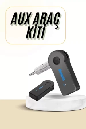 Bluetooth Araç Kiti Aux Çıkışlı  Telefon Müzik Alıcı Tüm Cihazlara Uyumlu