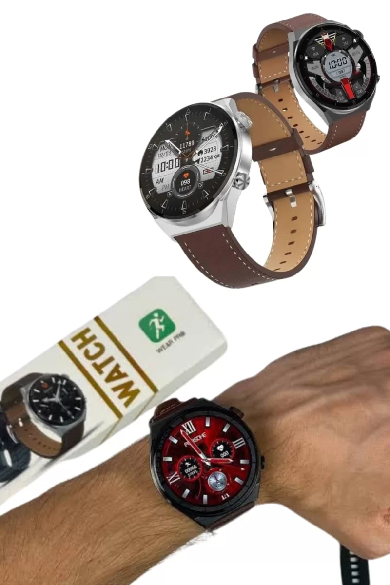Akıllı Saat Çelik Kordon Çağrı Cevaplama Amoled Ekran Titreşimli Uyku ve Sağlık Takibi - Görsel 4