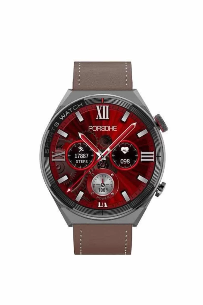 Akıllı Saat Çelik Kordon Çağrı Cevaplama Amoled Ekran Titreşimli Uyku ve Sağlık Takibi - Görsel 5