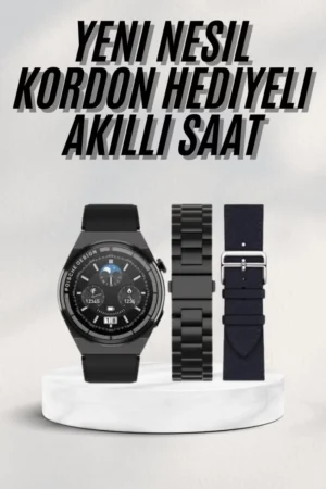 En Çok Tercih Edilen Akıllı Saat Amoled Ekran Nabız Sensörü GPS Uyumlu Adımsayar