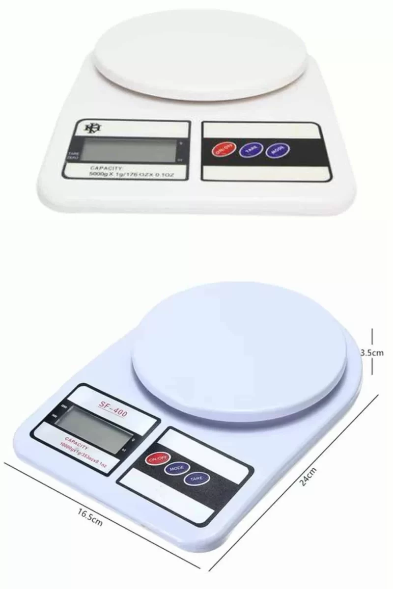 Dijital Hassas 10 Kg Mutfak terazisi tartısı LCD Ekran Mutfak Tartısı - Görsel 4