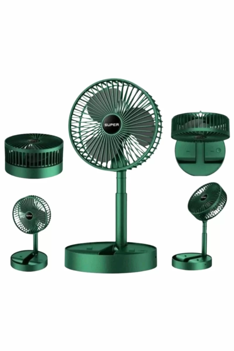 Katlanabilir Usb Şarjlı Masaüstü Soğutucu Mini Fan Telefon Tutucu - Görsel 3