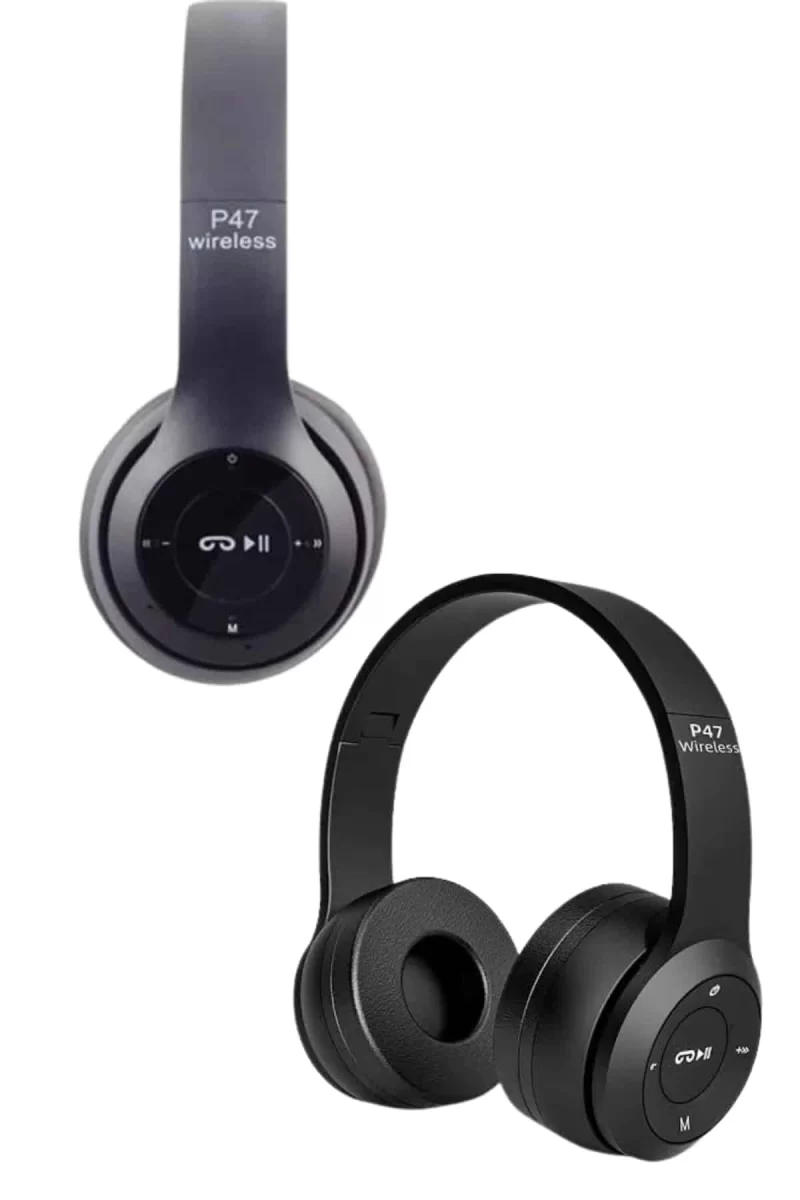 Kulak Üstü Bluetooth Kulaklık Yüksek Ses Kaliteli Ayarlanabilir - Görsel 4