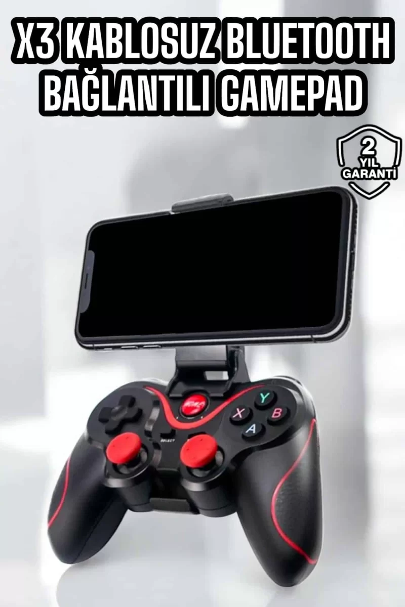 X3 Gamepad Oyun Kolu Bluetooth Bağlantılı Gamestick Android Uyumlu