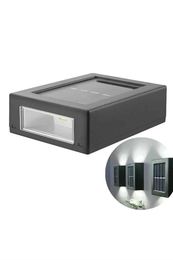 Solar Lamba Dekoratif Aplik Su Geçirmez Led Işıklı Duvar Lambası - Görsel 5