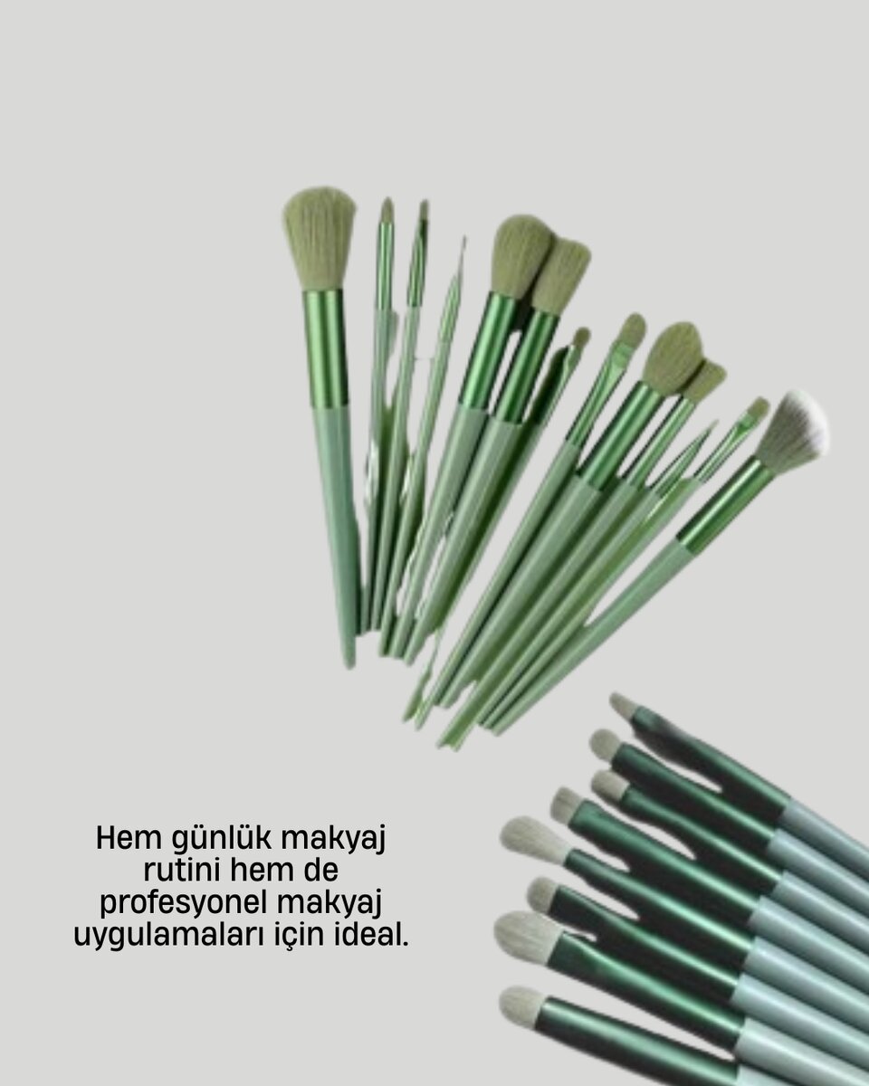 Kusursuz Makyaj İçin Yumuşak ve Dayanıklı Makyaj Fırça Seti - Görsel 3