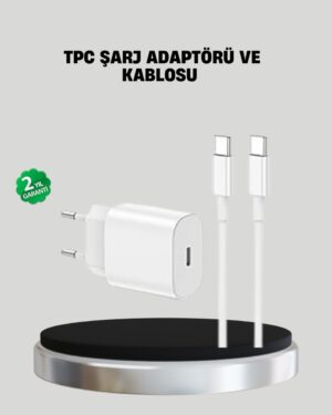 iOS Uyumlu 20W USB-C Hızlı Şarj Cihazı Telefon ve Tablet İçin