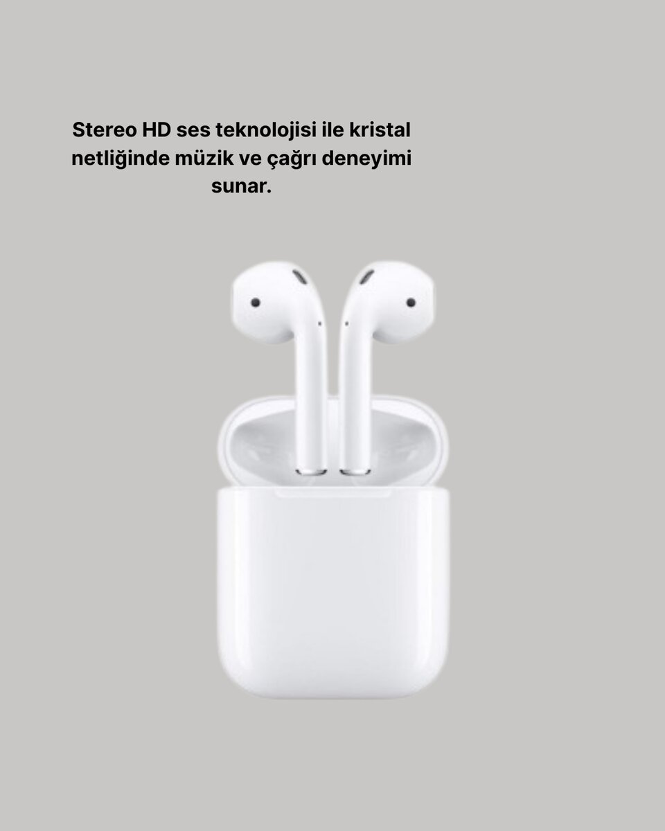 2. Nesil Bluetooth 5.0 Kablosuz Kulaklık Su Geçirmez HD Ses - Görsel 2