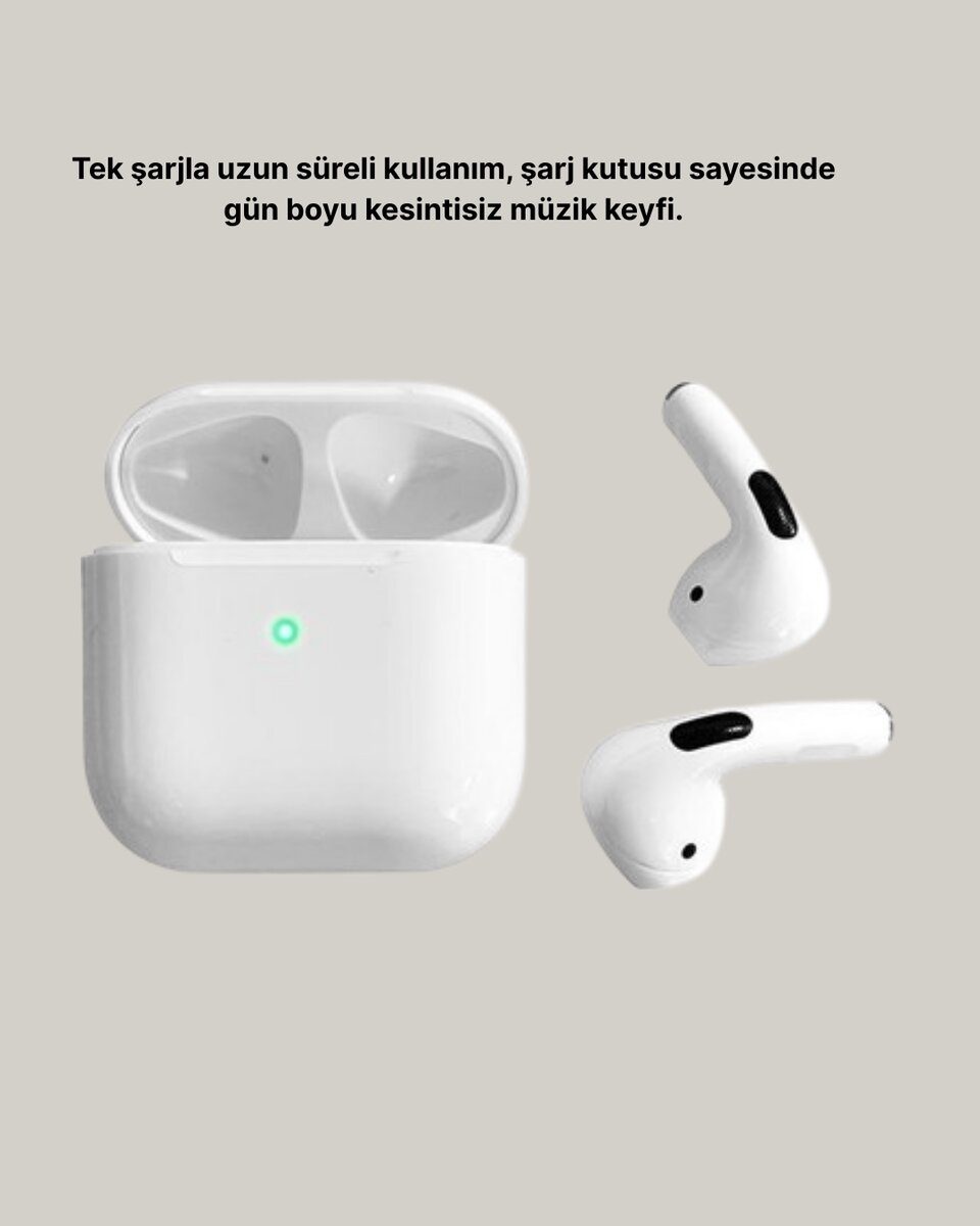 Dokunmatik Kontrollü 2. Nesil Bluetooth 5.0 Uzun Pil Ömürlü Kulaklık - Görsel 4