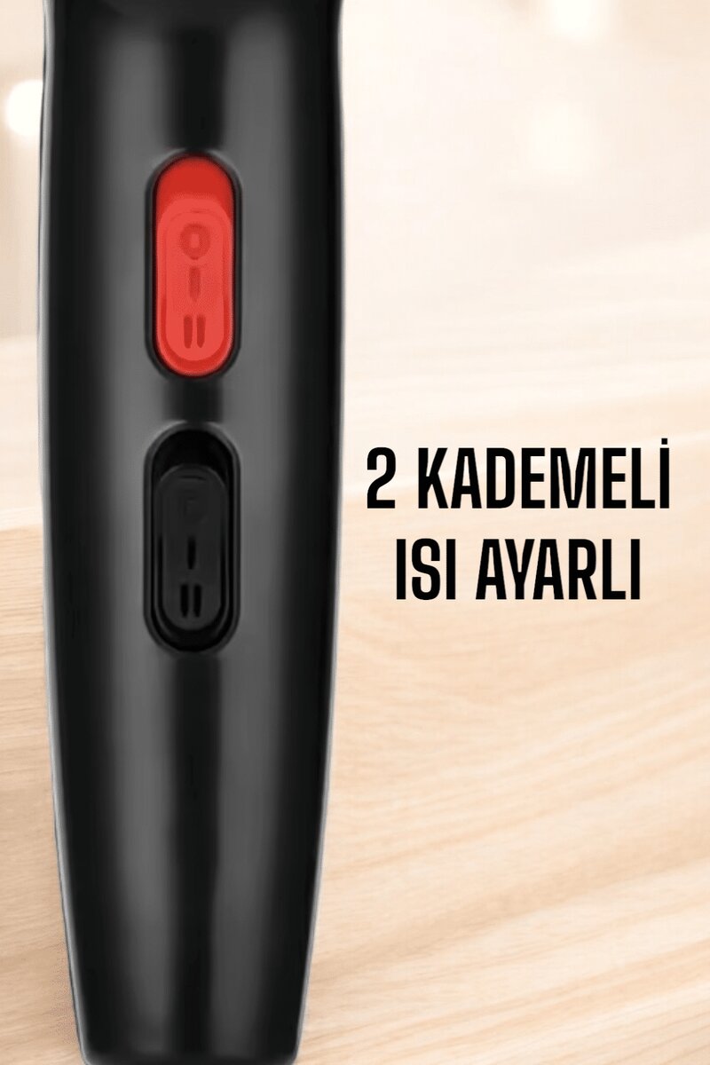 Soğuk ve Sıcak Üfleme Özellikli AC Motorlu Saç Kurutma Makinesi - Görsel 3