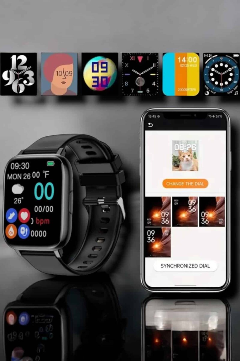 Suya Dayanıklı Bluetooth Akıllı Saat GPS Adımsayar Nabız & Sağlık Takibi - Görsel 3