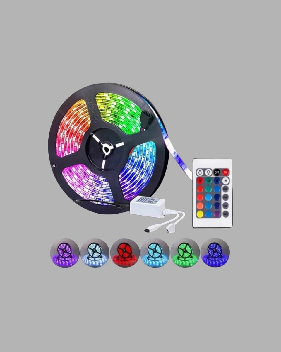 RGB Smart Şerit LED – TV Arkası ve Dekoratif Alanlar İçin Işık Şeridi - Görsel 3