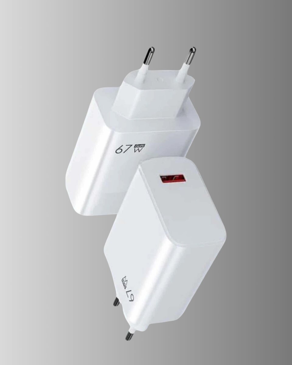 67W Süper Hızlı Şarj Adaptörü ve Kablo Seti – Güvenli Kompakt ve Ergonomik Tasarım - Görsel 2